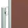Toldo lateral retráctil para patio marrón 220x600 cm by , Umbrellas - Ref: Foro24-317981, Price: 135,36 €, Discount: %