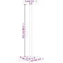 Toldo lateral retráctil para patio marrón 220x600 cm by , Umbrellas - Ref: Foro24-317981, Price: 117,93 €, Discount: %