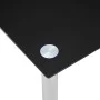 Black tempered glass dining table 120x60x75 cm by vidaXL, Kitchen and dining tables - Ref: Foro24-281852, Price: 106,82 €, Di...