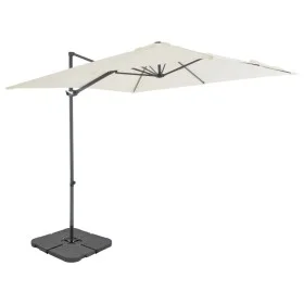 Sombrilla de jardín con base portátil arena by vidaXL, Umbrellas - Ref: Foro24-276335, Price: 174,63 €, Discount: %