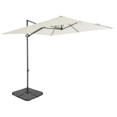 Sombrilla de jardín con base portátil arena by vidaXL, Umbrellas - Ref: Foro24-276335, Price: 174,63 €, Discount: %