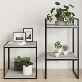 Estantes pared 4 uds madera ingeniería gris Sonoma 40x40x1,5 cm by , Shelves - Ref: Foro24-838215, Price: 28,12 €, Discount: %