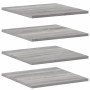 Wandregale 4 Stück, Holzwerkstoff, graue Sonoma-Farbe, 40x40x1,5 cm. von , Regale - Ref: Foro24-838215, Preis: 28,12 €, Rabat...