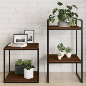 Wandregale 4 Stück aus braunem Eichen-Ingenieurholz 40x40x1,5cm. von , Regale - Ref: Foro24-838217, Preis: 30,01 €, Rabatt: %