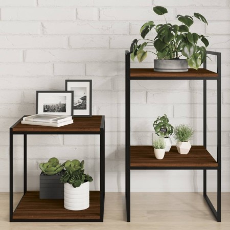 Estantes pared 4 uds madera ingeniería marrón roble 40x40x1,5cm by , Shelves - Ref: Foro24-838217, Price: 30,01 €, Discount: %