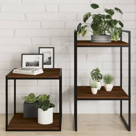 Wandregale 4 Stück aus braunem Eichen-Ingenieurholz 40x40x1,5cm. von , Regale - Ref: Foro24-838217, Preis: 29,56 €, Rabatt: %