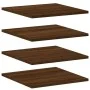 Estantes pared 4 uds madera ingeniería marrón roble 40x40x1,5cm by , Shelves - Ref: Foro24-838217, Price: 30,01 €, Discount: %