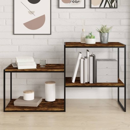 Wandregale 4 Stück aus Eichenholz in Rauchoptik 60x40x1,5 cm. von , Regale - Ref: Foro24-838243, Preis: 38,93 €, Rabatt: %