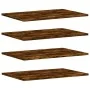 Wandregale 4 Stück aus Eichenholz in Rauchoptik 60x40x1,5 cm. von , Regale - Ref: Foro24-838243, Preis: 37,22 €, Rabatt: %