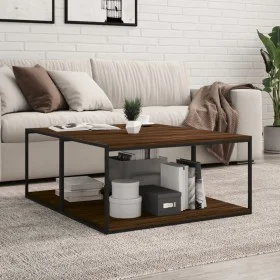 Estantes pared 4 uds madera ingeniería marrón roble 80x50x1,5cm by , Shelves - Ref: Foro24-838283, Price: 51,16 €, Discount: %