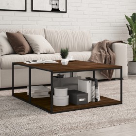 Estantes pared 4 uds madera ingeniería marrón roble 80x50x1,5cm by , Shelves - Ref: Foro24-838283, Price: 51,85 €, Discount: %