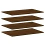 Wandregale 4 Stück aus braunem Eichen-Ingenieurholz 80x50x1,5cm. von , Regale - Ref: Foro24-838283, Preis: 51,10 €, Rabatt: %