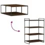 Wandregale 4 Stück aus braunem Eichen-Ingenieurholz 80x50x1,5cm. von , Regale - Ref: Foro24-838283, Preis: 51,10 €, Rabatt: %