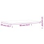 Estantes pared 4 uds madera ingeniería marrón roble 80x50x1,5cm by , Shelves - Ref: Foro24-838283, Price: 51,85 €, Discount: %