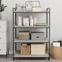 Estantes pared 4 uds madera ingeniería gris Sonoma 80x50x1,5 cm by , Shelves - Ref: Foro24-838281, Price: 56,12 €, Discount: %