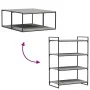 Estantes pared 4 uds madera ingeniería gris Sonoma 80x50x1,5 cm by , Shelves - Ref: Foro24-838281, Price: 56,12 €, Discount: %