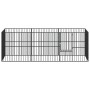 Corralito para perros con 8 paneles acero galvanizado negro de , Casetas para perros - Ref: Foro24-3209557, Precio: 196,15 €,...