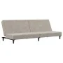 Sofá cama de 2 plazas terciopelo gris claro by , Sofas - Ref: Foro24-375732, Price: 231,84 €, Discount: %