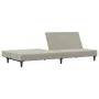 Sofá cama de 2 plazas terciopelo gris claro by , Sofas - Ref: Foro24-375732, Price: 231,84 €, Discount: %