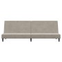 Zweiplätziges Schlafsofa aus hellgrauem Samtstoff von , Sofas - Ref: Foro24-375732, Preis: 235,90 €, Rabatt: %