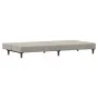 Sofá cama de 2 plazas terciopelo gris claro by , Sofas - Ref: Foro24-375732, Price: 231,84 €, Discount: %