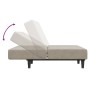 Zweiplätziges Schlafsofa aus hellgrauem Samtstoff von , Sofas - Ref: Foro24-375732, Preis: 235,90 €, Rabatt: %
