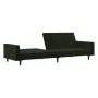 Sofá cama de 2 plazas terciopelo verde oscuro by , Sofas - Ref: Foro24-375739, Price: 261,70 €, Discount: %