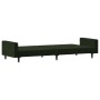 Zweiplätziges Schlafsofa aus dunkelgrünem Samtstoff von , Sofas - Ref: Foro24-375739, Preis: 269,01 €, Rabatt: %