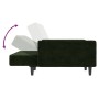 Zweiplätziges Schlafsofa aus dunkelgrünem Samtstoff von , Sofas - Ref: Foro24-375739, Preis: 269,01 €, Rabatt: %