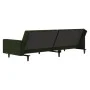 Zweiplätziges Schlafsofa aus dunkelgrünem Samtstoff von , Sofas - Ref: Foro24-375739, Preis: 261,67 €, Rabatt: %