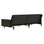 Zweiplätziges Schlafsofa aus dunkelgrünem Samtstoff von , Sofas - Ref: Foro24-375739, Preis: 269,01 €, Rabatt: %