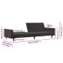 Sofá cama de 2 plazas terciopelo verde oscuro by , Sofas - Ref: Foro24-375739, Price: 261,70 €, Discount: %