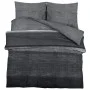 Dunkelgraues Bettbezug-Set aus Baumwolle, 260x220 cm. von , Bettbezüge - Ref: Foro24-136491, Preis: 33,28 €, Rabatt: %