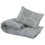 Juego de funda nórdica algodón gris 140x200 cm by , Duvet covers - Ref: Foro24-136458, Price: 25,70 €, Discount: %