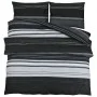 Juego de funda nórdica algodón negro y blanco 200x200 cm by , Duvet covers - Ref: Foro24-136493, Price: 27,72 €, Discount: %