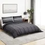Juego de funda nórdica algodón gris oscuro 135x200 cm by , Duvet covers - Ref: Foro24-136424, Price: 25,92 €, Discount: %