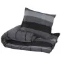 Juego de funda nórdica algodón gris oscuro 135x200 cm by , Duvet covers - Ref: Foro24-136424, Price: 25,92 €, Discount: %