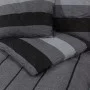 Juego de funda nórdica algodón gris oscuro 135x200 cm by , Duvet covers - Ref: Foro24-136424, Price: 25,92 €, Discount: %