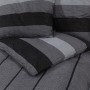 Juego de funda nórdica algodón gris oscuro 135x200 cm by , Duvet covers - Ref: Foro24-136424, Price: 26,46 €, Discount: %