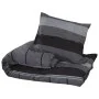 Juego de funda nórdica algodón gris oscuro 200x200 cm de , Fundas de nórdico - Ref: Foro24-136418, Precio: 29,37 €, Descuento: %
