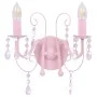 Rosa Perlen-Wandlampe mit 2 E14-Glühbirnen von vidaXL, Lampen - Ref: Foro24-281592, Preis: 38,59 €, Rabatt: %