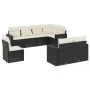 Set de sofás de jardín 8 piezas y cojines ratán sintético negro by , Garden sets - Ref: Foro24-3219226, Price: 512,44 €, Disc...