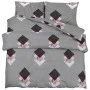 Juego de funda nórdica algodón gris 155x220 cm by , Duvet covers - Ref: Foro24-136470, Price: 31,22 €, Discount: %