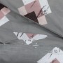 Juego de funda nórdica algodón gris 155x220 cm by , Duvet covers - Ref: Foro24-136470, Price: 31,74 €, Discount: %