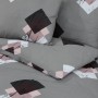 Juego de funda nórdica algodón gris 155x220 cm by , Duvet covers - Ref: Foro24-136470, Price: 31,74 €, Discount: %
