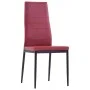 7-piece dining table and chairs set in red wine color by vidaXL, Furniture sets for kitchens and dining rooms - Ref: Foro24-2...