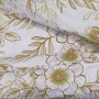 Juego de funda nórdica algodón blanco y marrón 140x200 cm by , Duvet covers - Ref: Foro24-136405, Price: 20,73 €, Discount: %