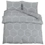 Juego de funda nórdica algodón gris 200x200 cm by , Duvet covers - Ref: Foro24-136451, Price: 26,58 €, Discount: %