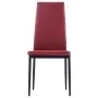 7-piece dining table and chairs set in red wine color by vidaXL, Furniture sets for kitchens and dining rooms - Ref: Foro24-2...