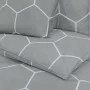 Juego de funda nórdica algodón gris 200x200 cm by , Duvet covers - Ref: Foro24-136451, Price: 26,58 €, Discount: %